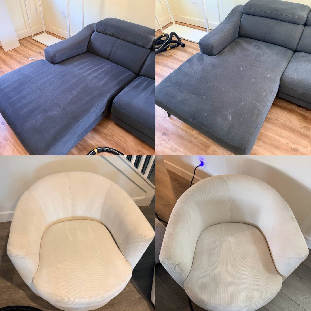Sofa & Chair Results before and after